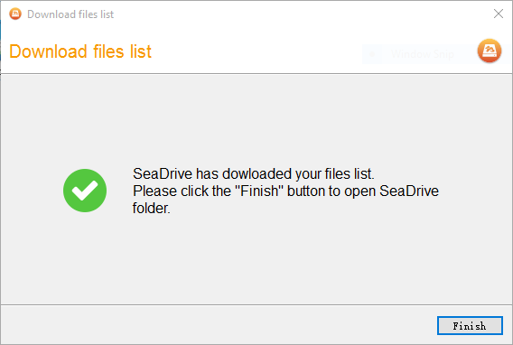 Drive client fetch files